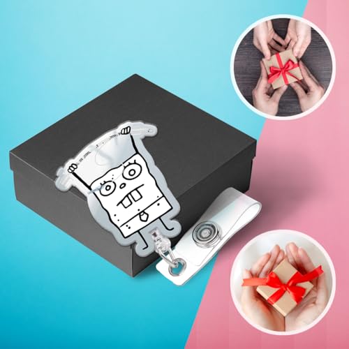 963RW Funny Badge Reel Hospital ID Retractable Holder with Acrylic Clip, Cute Nurse Accessory for RN, MD, Critical Care, ICU, Healthcare - Image 5