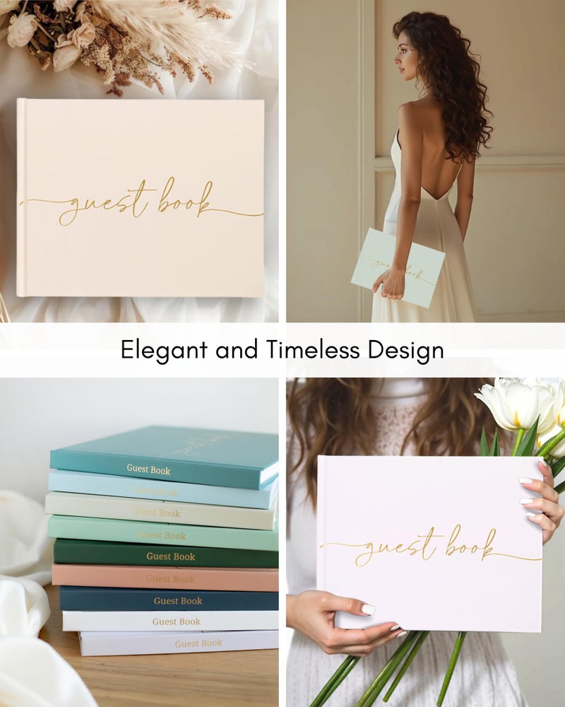 Lamare Lamare Elegant Wedding Guest Book – The Perfect Polaroid Guest Book for Wedding Receptions, Birthdays, Baby Showers, and Special Events – A Stylish Sign-in Book for Guests  - Image 5