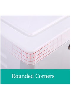 XiuWoo 5 Layer Freestanding Large Capacity Plastic Stackable Drawer Storage Cabinet, Plastic Home Storage Box, Plastic Toys Storage Rack, Bedside Table, Floor Storage Organizer with 5 Drawer  - Image 4