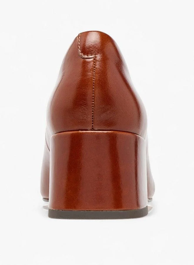 سيليست حذاء نسائي بكعب عريض سهل الارتداء