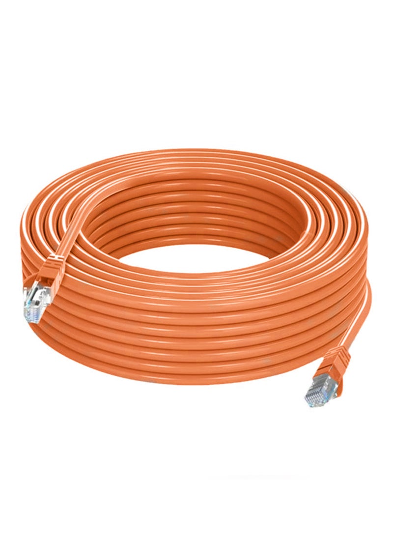 ستارجولد كابل CAT6 كابل توصيل عالي السرعة 50 متر برتقالي - Image 1