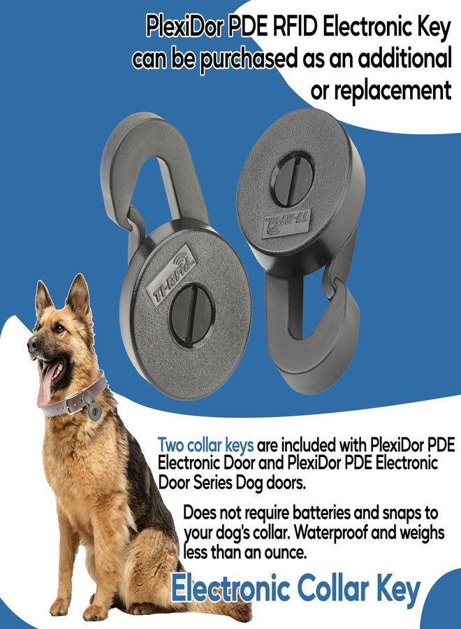PlexiDor Performance Pet Doors Pet Door Electronic Collar Key, Black - Image 3
