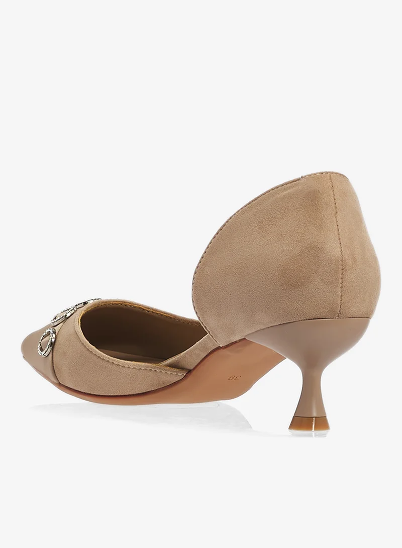 Khizana Beige classic_pumps for Women | Best Price UAE