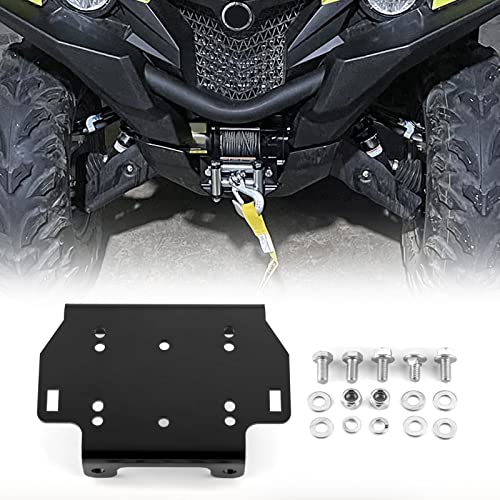 WeiSen Winch Mount Plate Bracket Compatible with Yamaha Grizzly 700 Kodiak 700 2016-2025 - Image 1