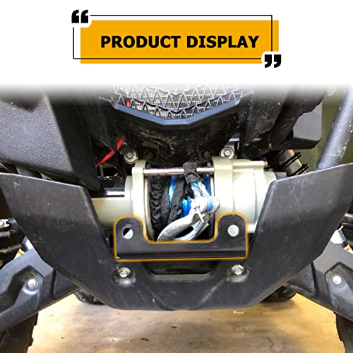 WeiSen Winch Mount Plate Bracket Compatible with Yamaha Grizzly 700 Kodiak 700 2016-2025 - Image 4