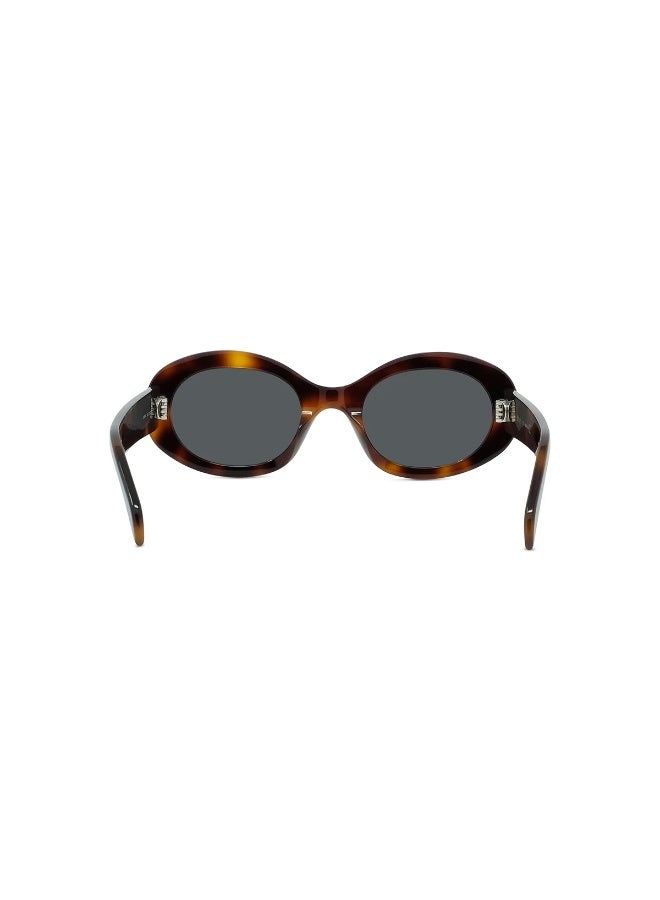 Celine CL40194U 53A Women's Full Rim Oval Sunglasses - Image 4