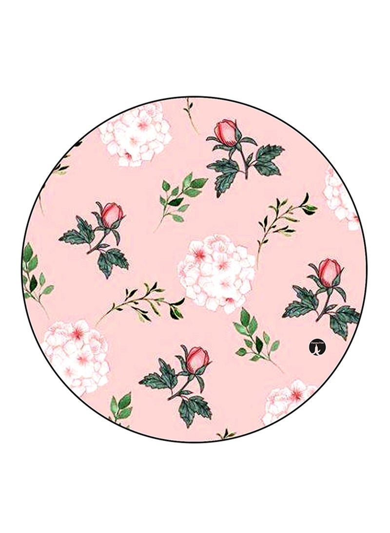 RKN Flowers Printed Mouse Pad  Multicolour