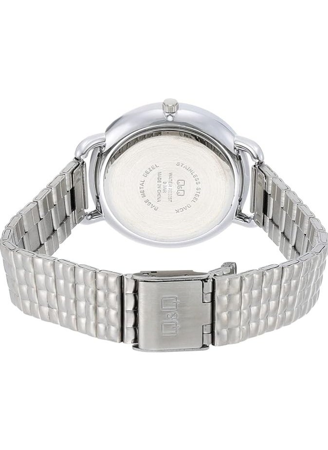 Q&Q - Stainless Steel Analog Wrist Watch QC27J201Y - Image 1