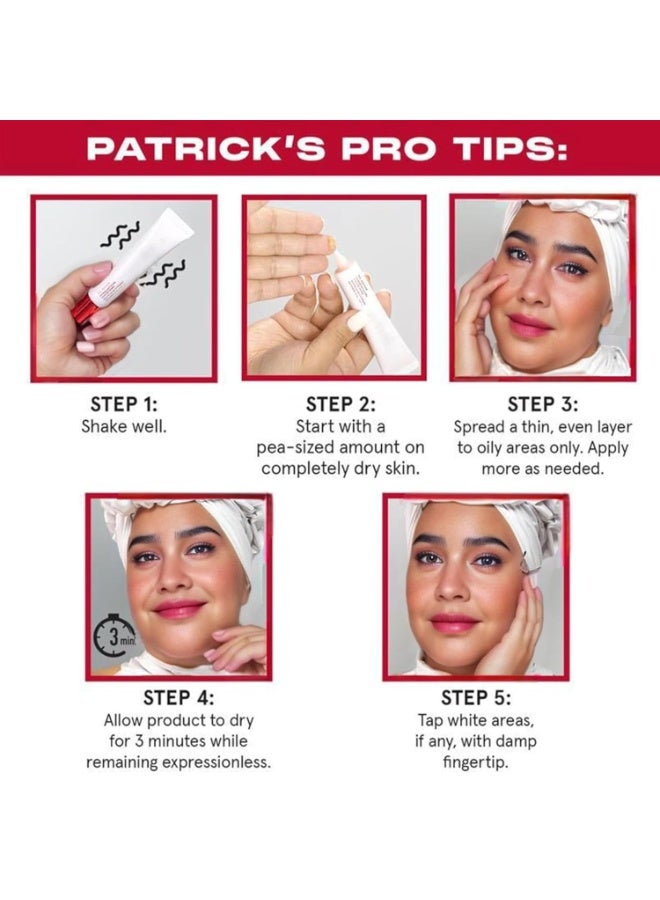 Generic Oil Control Primer, Extreme Mattifying Alkaline Primer, Oil Control Mattifying Primer, Long-Lasting Shine Control, Waterproof Makeup Base for Oily Skin 30ml  - Image 5