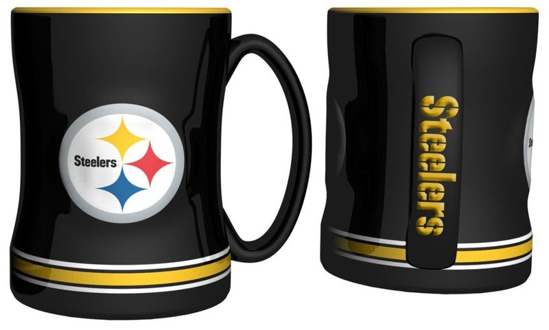 Pittsburgh Steelers 15 Ounce Sculpted Coffee Mug  1 Mug