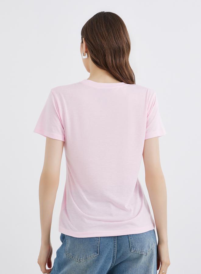 Take Two Slogan Print Regular Fit T-Shirt - Image 5