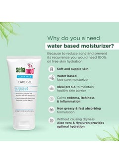 Clear Face Care Gel 50Ml;Ph 5.5;Acne Prone Skin;Hyaluron & Aloe Vera;Water Based Moisturiser - pzsku/ZE64F423C0D4C7310EB6EZ/45/_/1664364949/eefa00de-739d-4c74-a6d1-a3bcc3109e36