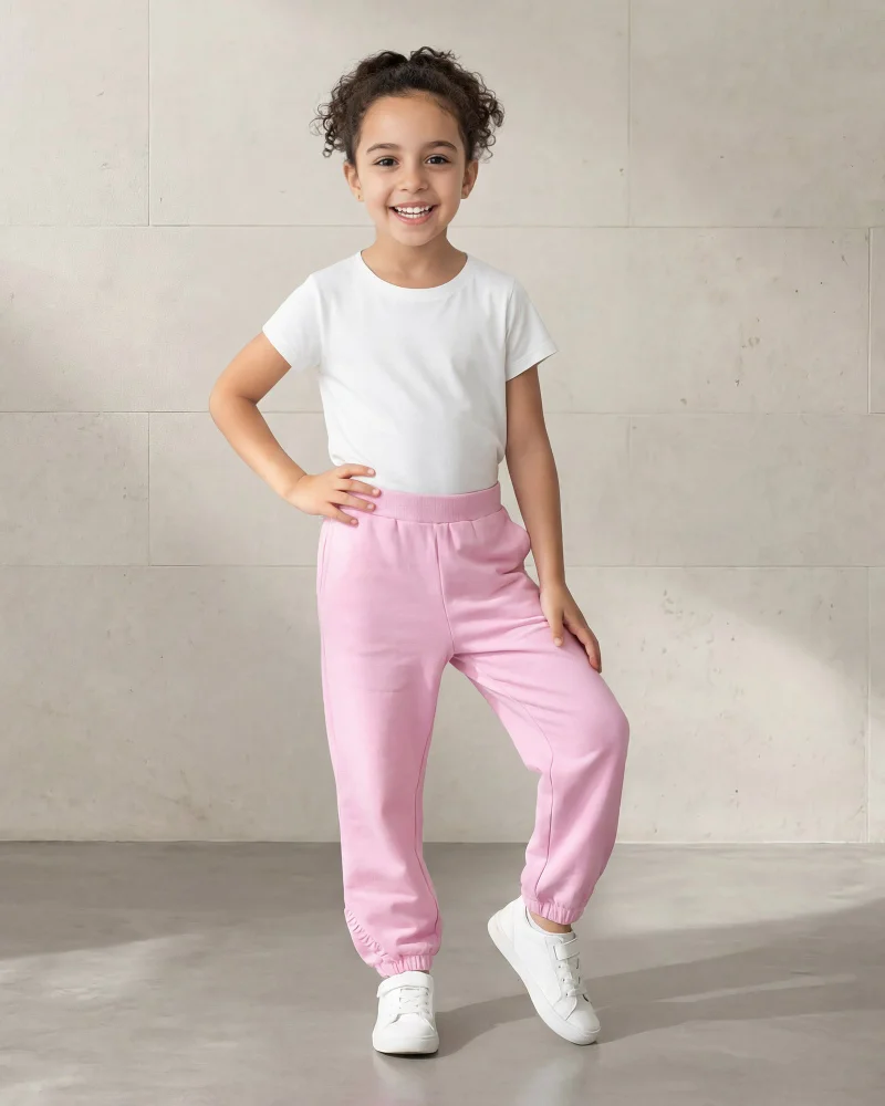 Redtag Girls Pink Track Pants