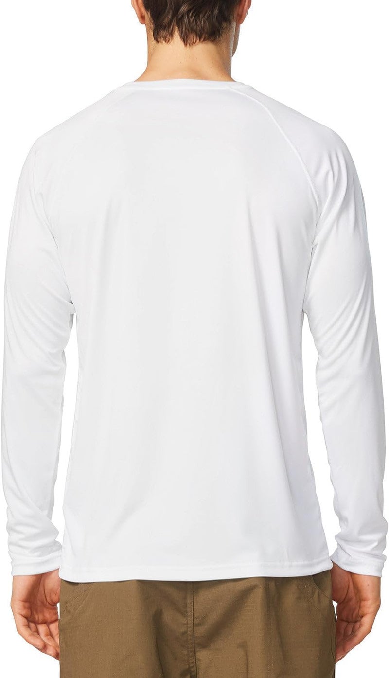 Baleaf Men's Sun Protection Shirts UV SPF UPF 50+ Long Sleeve Rash Guard Fishing Running Quick Dry Lightweight - Image 2