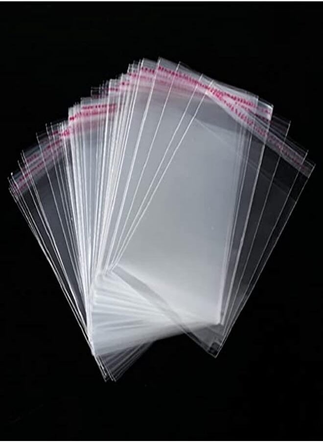 Generic Gift Bags & Wrapping Supplies - 100 Multiple size Clear Self-adhesive Cello Cellophane Bag Self Sealing Small Plastic Bags for Candy Packing Resealable Bag 77 (100pcs 9x16cm) 