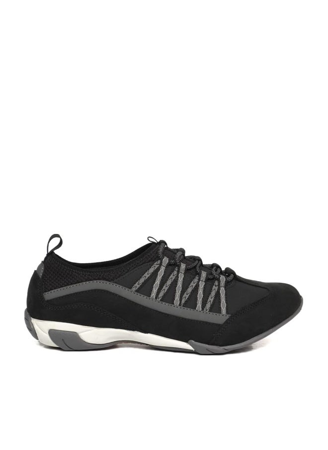 HUSH PUPPIES Black Lace-Up Shoes - Image 1