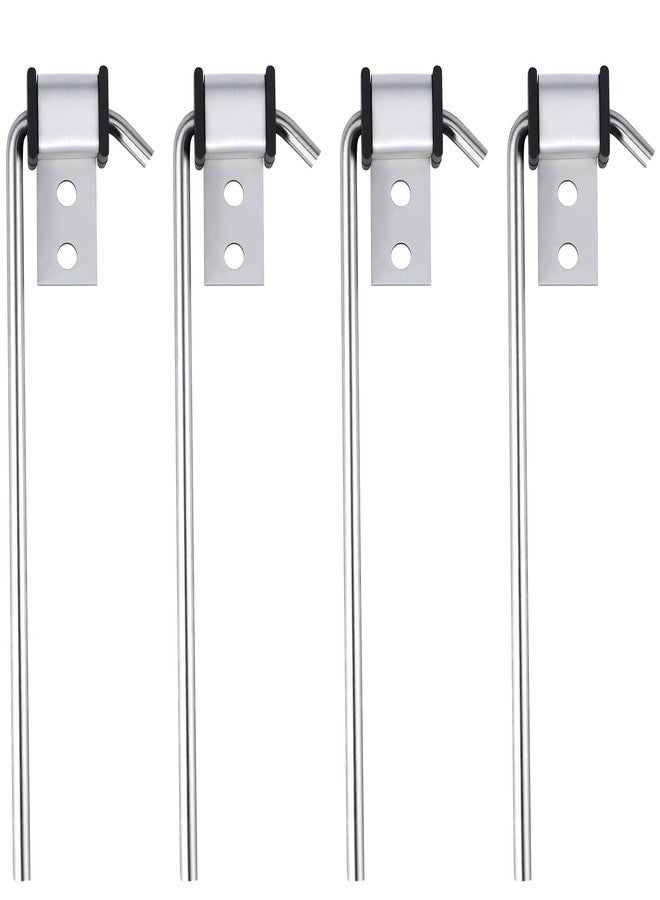 Lonsda Heavy Duty Exhaust Hanger Muffler Hanger Rod Universal Use Exhaust Hanger Rod - 3/8" Rod 10" Long （4 PCS） - Image 1