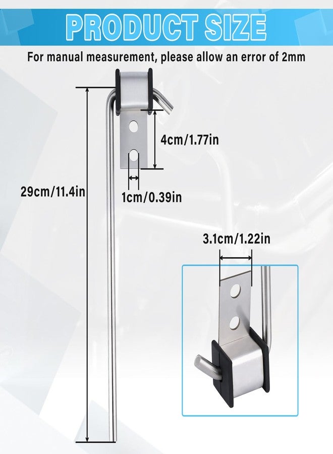 Lonsda Heavy Duty Exhaust Hanger Muffler Hanger Rod Universal Use Exhaust Hanger Rod - 3/8" Rod 10" Long （4 PCS） - Image 2