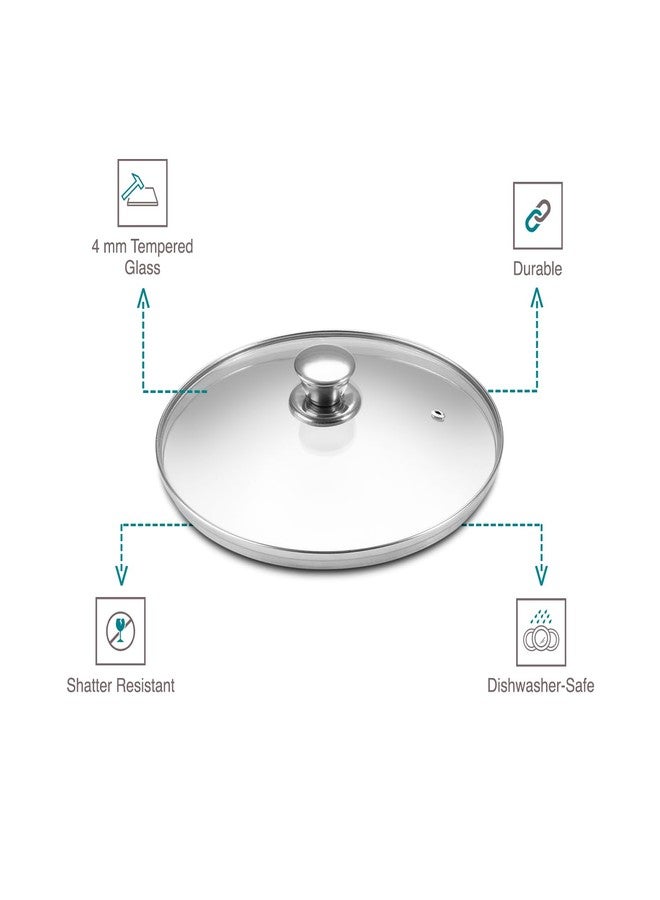 Vaya Hautechef Triply Stainless Steel Sauce Pan Lid 18cm, 2L - Image 2