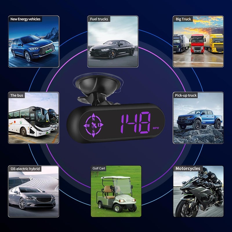 SinoTrack Digital GPS Speedometer with Heads-Up Display and Over Speed Alarm - Image 4