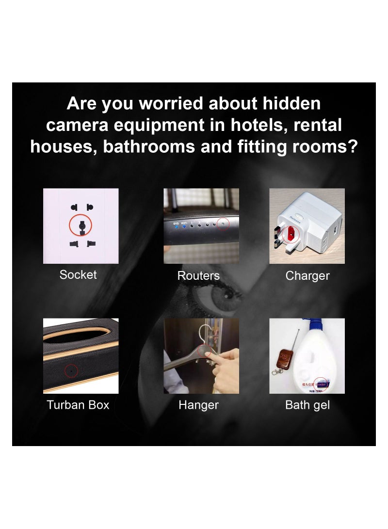 AROAQ Surveillance Camera Detector Wireless Signal Portable Infrared Scanning Detector Multi-Functional Alarm Sensor - Image 2