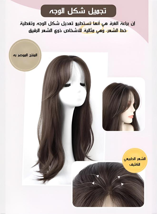 الهلياجيم شعر مستعار مموج فرنسي طبيعي أنيق لتحديد الوجه - Image 2