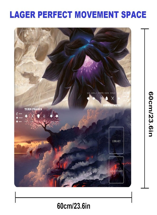 sabermaster MTG Playmat Table Mats Size 60X60 cm Mousepad Compatible for MTG RPG CCG Trading Card Game Play mats Original Play Mat Art Designs & Accessories… - Image 2