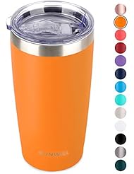 SUNWILL SUNWILL 20oz Tumbler with Lid, Stainless Steel Vacuum Insulated Double Wall Travel Tumbler, Durable Insulated Coffee  - Image 1