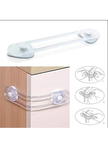 Baby Drawer Cabinet Security Lock - Multi-Purpose Lock 17 cm