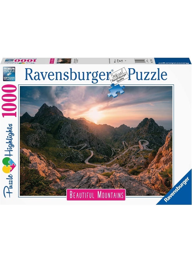Ravensburger Serra de Tramuntana 1000 Piece Jigsaw Puzzle for Adults â€“ Scenic Mallorca Mountain Landscape with Stunning Views â€“ Premium Quality Puzzle for Relaxing and Enjoyable Assembly | 17313-6 - Image 1