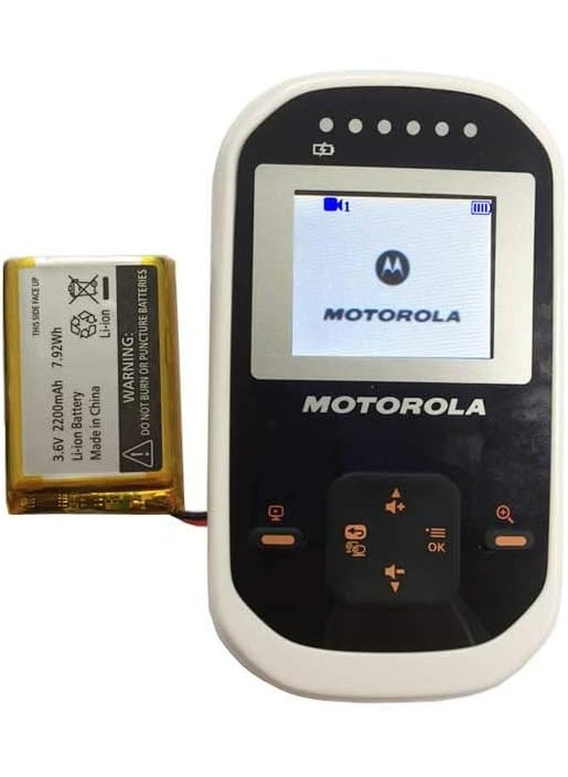 AOLIKES - AOLIKES Rechargeable Lithiumion 2200mAh Battery Replacement for Motorola Baby Monitor MBP36 MBP33 MBP33PU MBP36PU and More Model with One External High Efficiency Charger Board Module AKSAPD6502A - Image 1