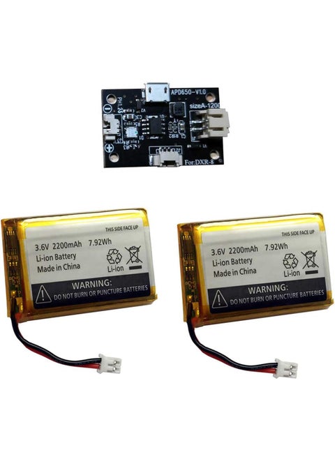 AOLIKES Rechargeable Lithiumion 2200mAh Battery Replacement for Motorola Baby Monitor MBP36 MBP33 MBP33PU MBP36PU and More Model with One External High Efficiency Charger Board Module AKSAPD6502A