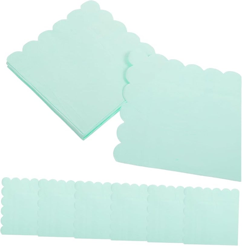 Wavy Edge Cocktail Napkins 20 Sheets For Wedding Party Dinner Holiday Decorations - Image 2