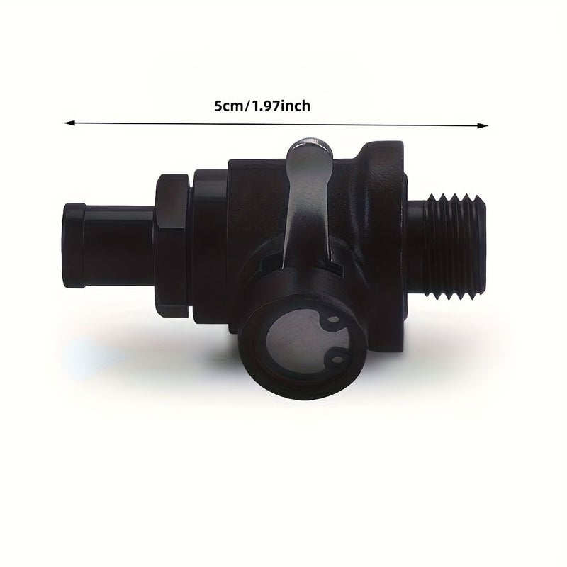 Oil Drain Plug M14X1.5 Black With Long Nipple And Detachable Hose Kit - Image 1