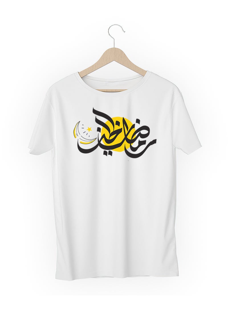 Fashion World Cotton T-shirt Printed with High-quality Ramadan - Image 3