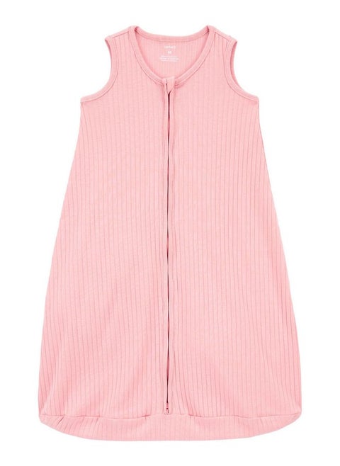 Carter's Baby Sleeveless Sleeping Bag, Sleeveless Sack with 2-Way Zipper, Lt Pink, Medium 6-12 Months