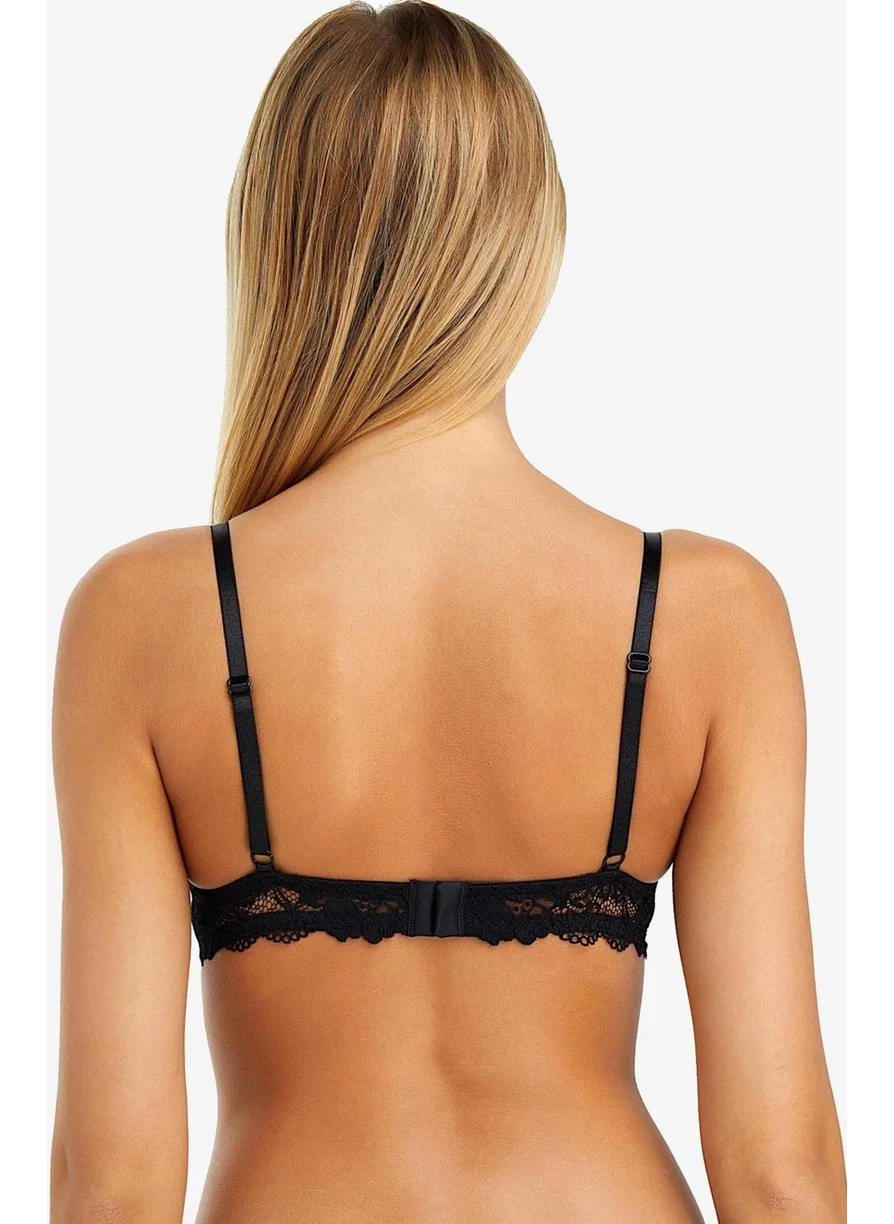 Ayyıldız 2037 Black Push-Up Bra