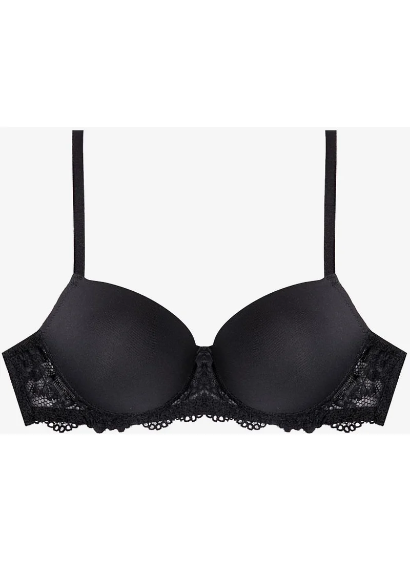 Ayyıldız 2037 Black Push-Up Bra
