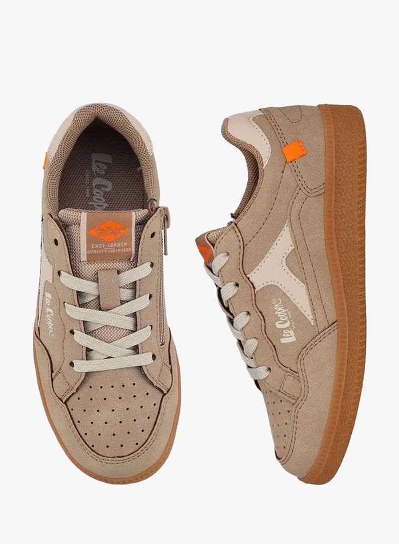 Boys Lace-Up Ankle Sneakers