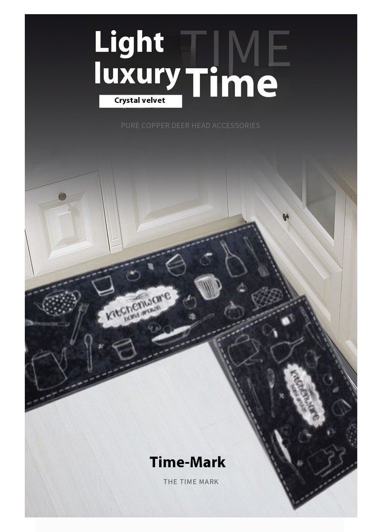 Bluejw 2-Piece Kitchenware Printed Floor Mat Set  - Image 3