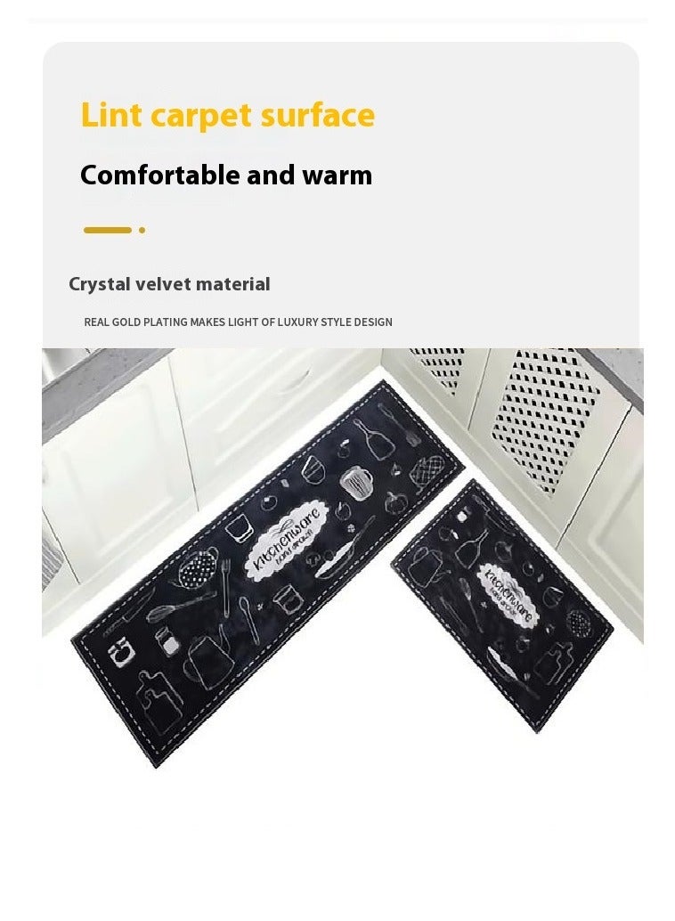 Bluejw 2-Piece Kitchenware Printed Floor Mat Set  - Image 5