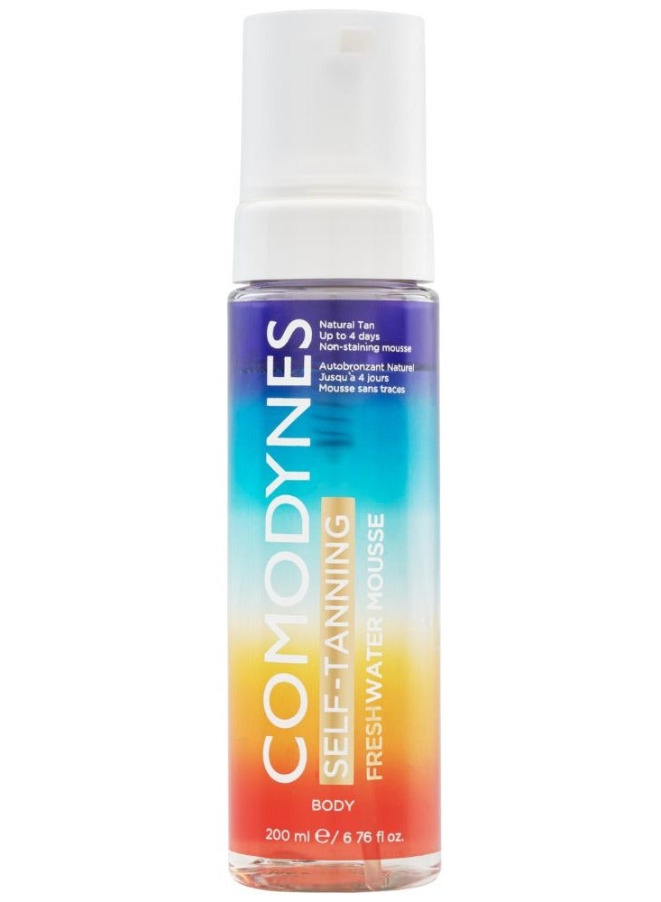 Comodynes Self-Tanning Fresh Water Mousse Body 200ml - Image 1