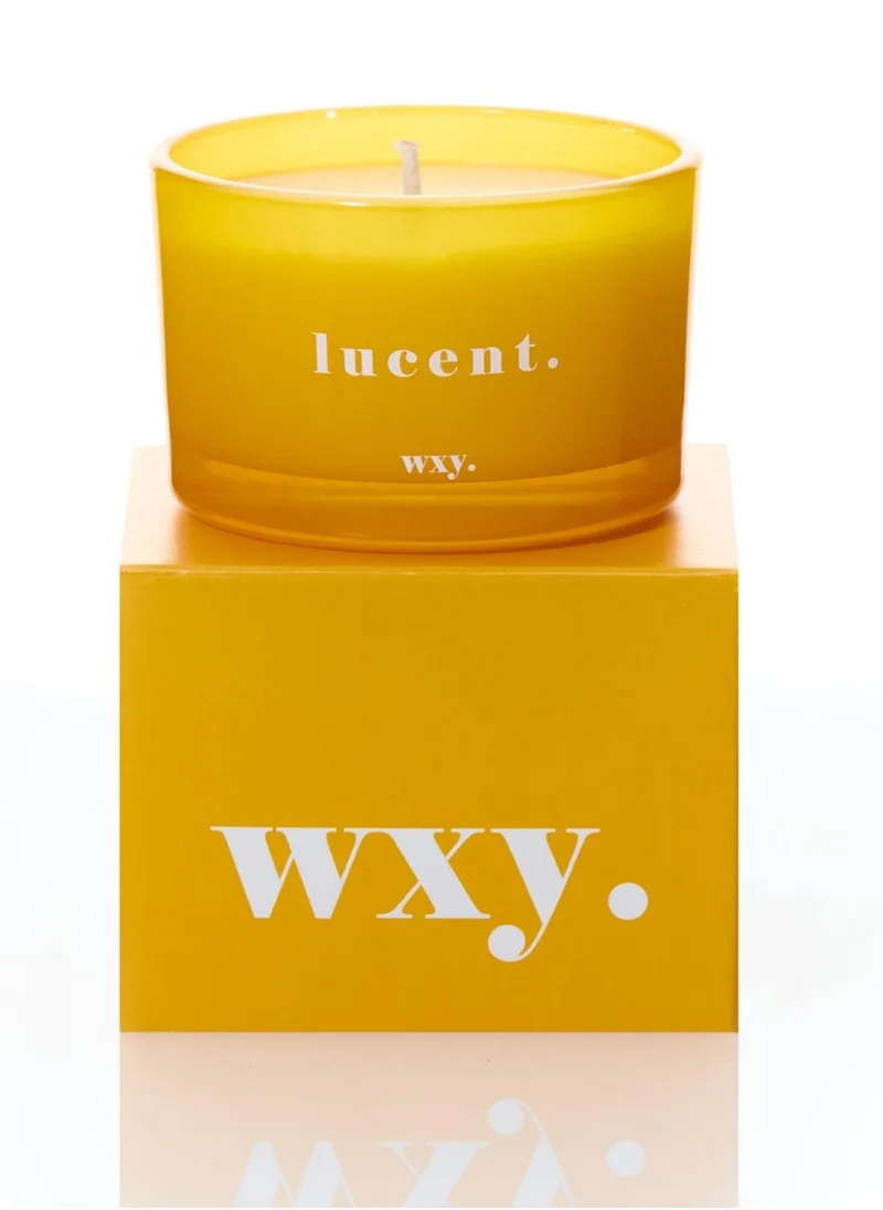WXY Classic 3oz Candle - Lucent - Sunshine and Cedar- Glass base -premium scented candle -