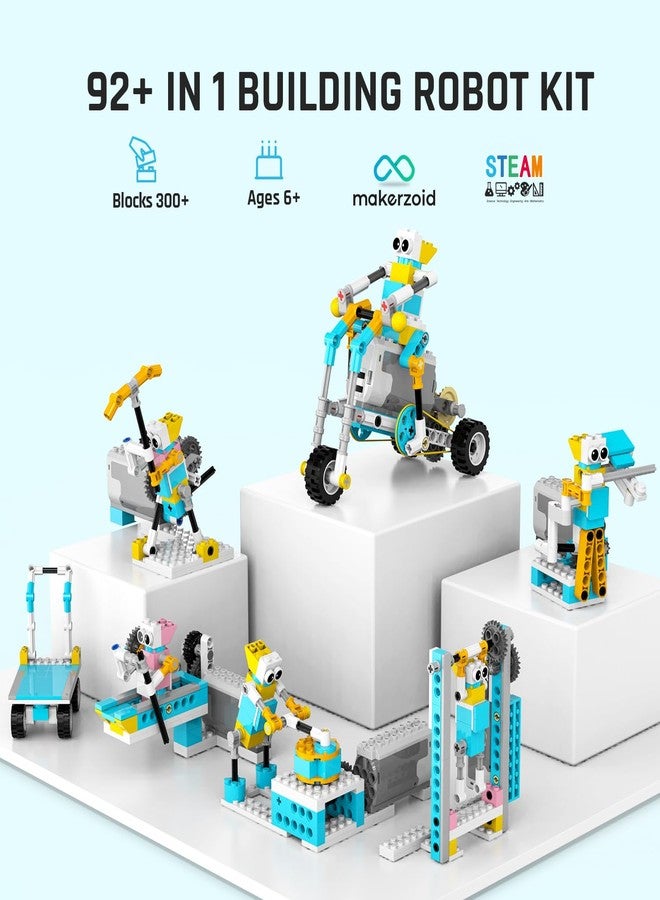 Makerzoid Smart Robot,72-in-1 STEM Educational Toy, Electronic Building Robots Toy, Robotics Learning Kit, Logical Training Kit, DIY Robot Building Set for Kids Ages 6+ - Image 2