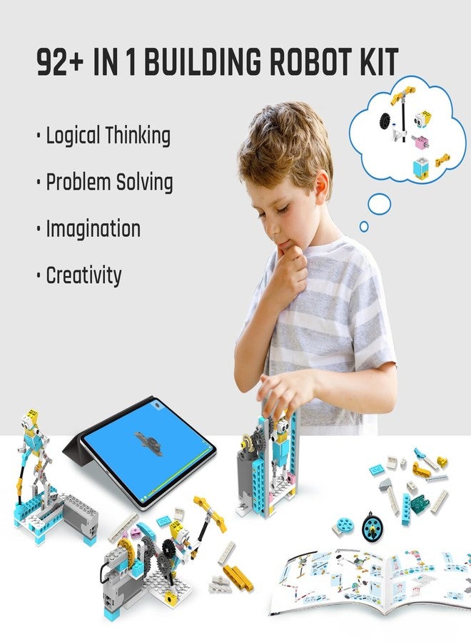 Makerzoid Smart Robot,72-in-1 STEM Educational Toy, Electronic Building Robots Toy, Robotics Learning Kit, Logical Training Kit, DIY Robot Building Set for Kids Ages 6+ - Image 3