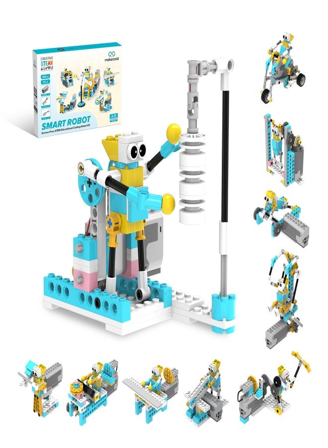 Makerzoid Smart Robot,72-in-1 STEM Educational Toy, Electronic Building Robots Toy, Robotics Learning Kit, Logical Training Kit, DIY Robot Building Set for Kids Ages 6+ - Image 1