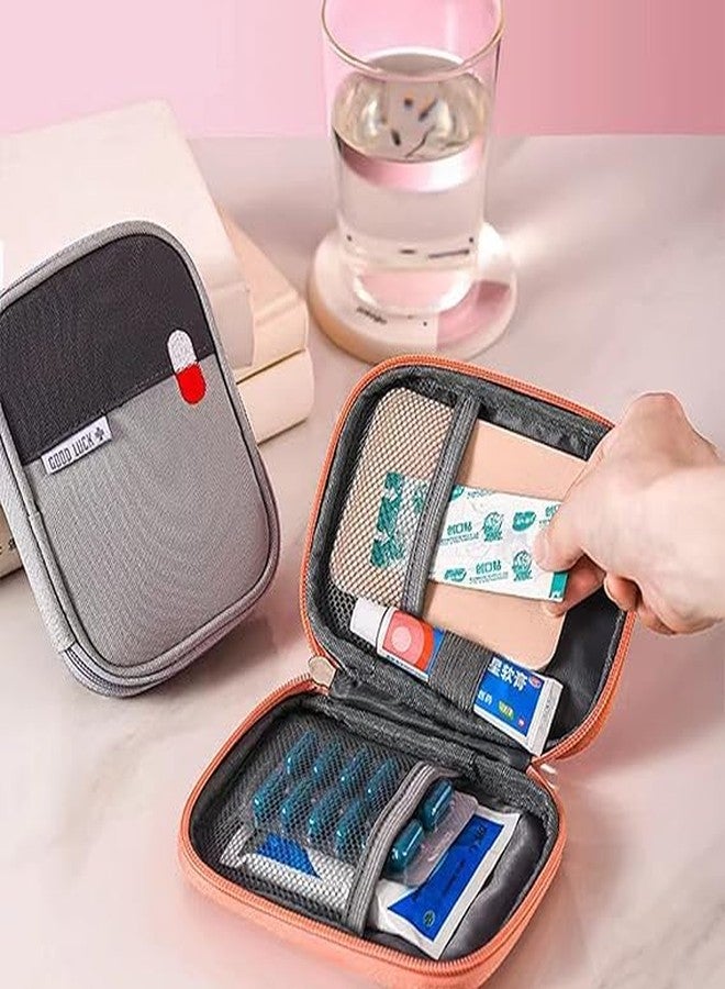 Varahry Portable Medicine Storage Bag, First Aid Kit Pouch, Multicolour, Small, for Home, Office and Travel, Pack of 1 - Image 4