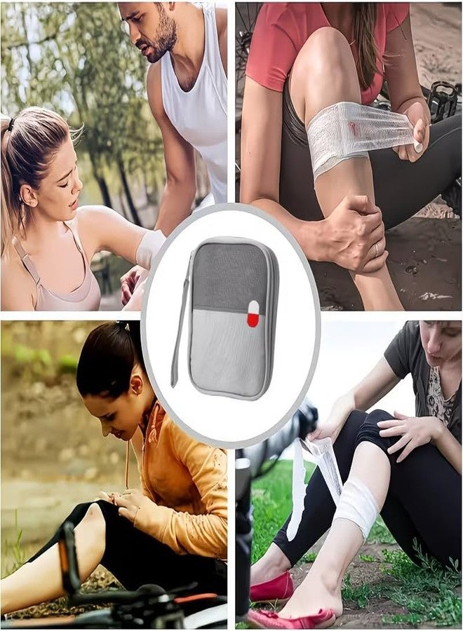 Varahry Portable Medicine Storage Bag, First Aid Kit Pouch, Multicolour, Small, for Home, Office and Travel, Pack of 1 - Image 5