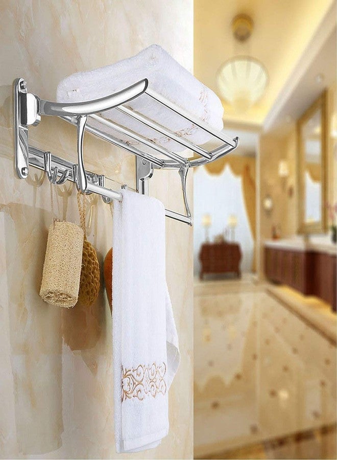 آي ستار حامل مناشف قابل للطي من الفولاذ المقاوم للصدأ من iSTAR / حامل مناشف / علاقة / ملحقات حمام (18 بوصة) - Image 1