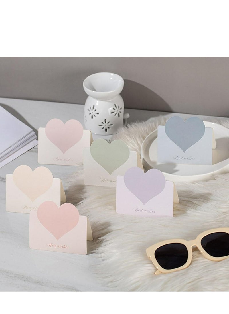 Oasisgalore 3D Love Greeting Cards - Foldable Set of 30, Blank Message Cards in 6 Colors for Birthdays, and Festivals  - Image 3